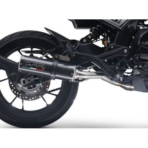 MID-FULL SYSTEM EXHAUST GPR M3 MO.7.1.CAT.M3.PP BRUSHED STAINLESS STEEL INCLUDING REMOVABLE DB KILLER AND CATALYST