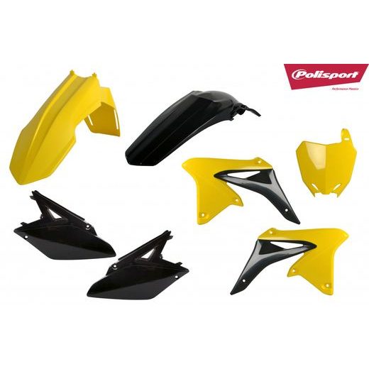 PLASTIC BODY KIT POLISPORT 90838 YELLOW/BLACK