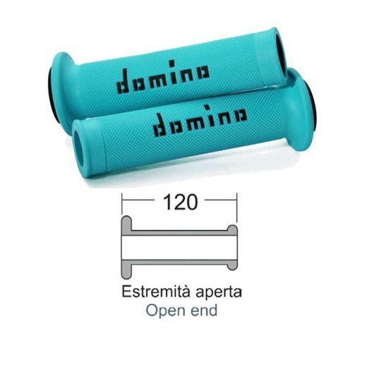 GRIPI DOMINO ROAD 184170200 CYAN/BLACK 125MM