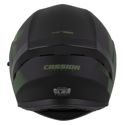 FULL FACE HELMET CASSIDA ORBIT GRIND BLACK MATT/ARMY GREEN L