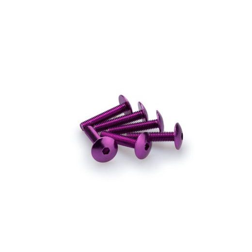 SCREWS PUIG ANODIZED 3995L VIOLET M6 X 30MM (6PCS)