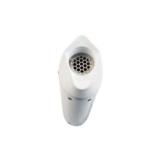 SLIP-ON EXHAUST GPR ALBUS EVO4 E4.T.86.ALBE4 WHITE GLOSSY