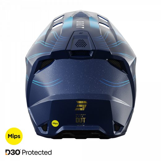 HELMET SHOT LITE VOLT A04-21OA-C01 BLUE PEARLY L