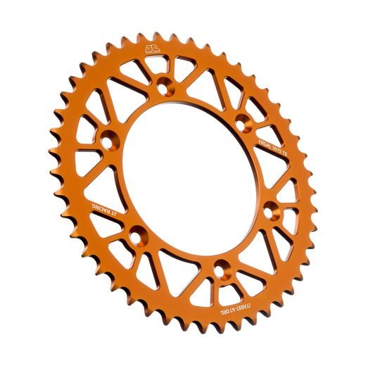 REAR ALU SPROCKET JT JTA 897-47ORG 47T, 520 ORANGE
