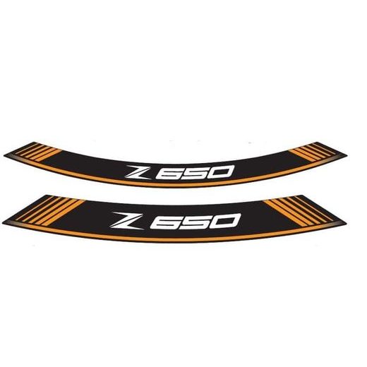 RIM STRIP PUIG Z650 9290T ORANGE SET OF 8 RIM STRIPS