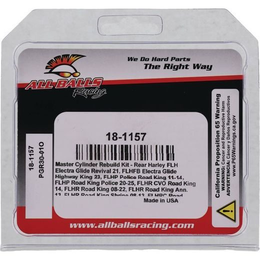 MASTER CYLINDER REBUILD KIT ALL BALLS RACING 18-1157