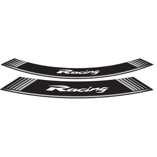 RIM STRIP PUIG RACING 5531P SILVER SET OF 8 RIM STRIPS