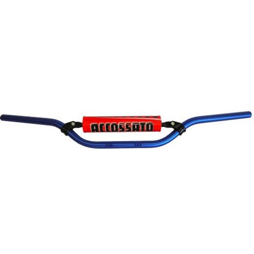 HANDLEBAR ACCOSSATO ALUMINIUM, 22 MM PLAVI