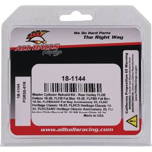 MASTER CYLINDER REBUILD KIT ALL BALLS RACING 18-1144