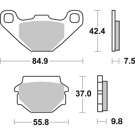 DISK PLOČICE BREMBO 07YA54CC CC ROAD