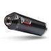 SILENCER MIVV OVAL O.008.LVC STEEL BLACK / CARBON CAP