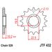 CHAIN KIT EK - SILVER CHAIN 520 DEX, X-RING (X, NX, QX, XS), CHK FRONT SPROCKET JT, CHK REAR SPROCKET JT FOR SUZUKI RM 250 1998-2012