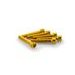 SCREWS PUIG ANODIZED 0346G YELLOW M6 X 35MM (6PCS)