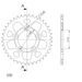 REAR ALU SPROCKET SUPERSPROX RAL-7090:40-BLK CRNI 40T, 530