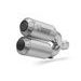 2 SILENCERS KIT MIVV MK3 D.042.SM3X STAINLESS STEEL