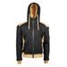 HOODIE GMS GRIZZLY ZG51903 BEIGE-BLACK 4XL