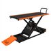 MOTORCYCLE LIFT LV8 GOLDRAKE 400 FLOOR VERSION EG400E.O WITH ELECTRO-HYDRAULIC UNIT (BLACK AND ORANGE RAL 2009)