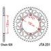CHAIN KIT EK - SILVER CHAIN 520 SRX, X-RING (X, NX, QX, XS), CHK FRONT SPROCKET JT, CHK ALUMINIUM CHK REAR SPROCKET JT FOR YAMAHA WR 450 F 2010-2016