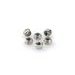 NUTS PUIG ANODIZED 0735P SILVER M5 (6PCS)