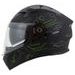 FULL FACE HELMET CASSIDA INTEGRAL 3.0 HACK MATT BLACK /GREEN 2XL