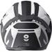 JET HELMET GMS VECTUS ZG11601 BLACK-WHITE XS