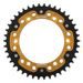 CHAIN KIT EK - ZLAT CHAIN 525 SRX, X-RING (X, NX, QX, XS), CHK FRONT SPROCKET JT CHK RUBBER CUSHIONED, CHK REAR SPROCKET SUPERSPROX STEALTH FOR YAMAHA TDM 900 2002-2013