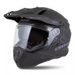 MOTOCROSS HELMET CASSIDA ROAD RUNNER DUAL BLACK MATT/ DARK GREY/ BLACK MATT PEAK XS