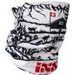 TUBULAR SCARF IXS MICRO X33519 WHITE-BLACK