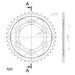 CHAIN KIT D.I.D CHAIN - SILVER CHAIN 520 VX, X-RING (X, NX, QX, XS), CHK FRONT SPROCKET SUPERSPROX, CHK REAR SPROCKET SUPERSPROX FOR DUCATI MONSTER 900 SPECIAL 2000-2001