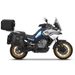 COMPLETE SET OF SHAD TERRA TR40 ADVENTURE SADDLEBAGS AND SHAD TERRA BLACK ALUMINIUM 37L TOPCASE, INCLUDING MOUNTING KIT SHAD CF MOTO 800MT