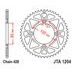 REAR ALU SPROCKET JT JTA 1204-46BLK 46)T, NT((428 CRNI