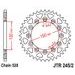 CHAIN KIT EK - SILVER CHAIN 520 H, NON-SEALED, CHK FRONT SPROCKET JT, CHK REAR SPROCKET JT FOR HONDA NX 250 1988-1993