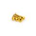 SCREWS PUIG ANODIZED 0657G YELLOW M6 X 20MM (6PCS)