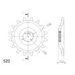 CHAIN KIT EK - ZLAT CHAIN 520 MVXZ, X-RING (X, NX, QX, XS), CHK FRONT SPROCKET SUPERSPROX, CHK REAR SPROCKET SUPERSPROX FOR APRILIA PEGASO 600 1990