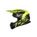 MOTOCROSS HELMET CASSIDA CROSS CUP TWO YELLOW FLUO/ BLACK/ GREY XS