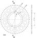 REAR ALU SPROCKET SUPERSPROX RAL-1303:50-BLK CRNI 50T, 520