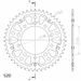 CHAIN KIT EK - CRNI CHAIN 520 MVXZ, X-RING (X, NX, QX, XS), CHK FRONT SPROCKET SUPERSPROX, CHK REAR SPROCKET SUPERSPROX STEALTH FOR HONDA CTX 700 2014