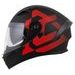 FULL FACE HELMET CASSIDA ORBIT GRIND BLACK MATT/RED L