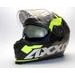 FULL FACE HELMET AXXIS EAGLE SV DIAGON D2 MATT FLUOR YELLOW XS