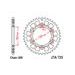 REAR ALU SPROCKET JT JTA 735-41BLK 41T, 520 CRNI