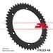 CHAIN KIT EK - SILVER CHAIN 520 DEX, X-RING (X, NX, QX, XS), CHK FRONT SPROCKET SUPERSPROX, CHK REAR SPROCKET JT FOR HUSQVARNA WR 125 1983-1984