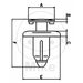 ROTATING PUSH RIVET JMT 10 PIECES