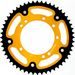 REAR SPROCKET SUPERSPROX STEALTH RST-457:52-GLD ZLATO 52T, 420