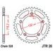 CHAIN KIT EK - SILVER CHAIN 520 SRO, O-RING, CHK FRONT SPROCKET JT, CHK REAR SPROCKET JT FOR APRILIA RS 250 1995-2004