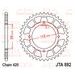 REAR ALU SPROCKET JT JTA 892-48ORG 48T, ORANGE