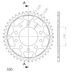 CHAIN KIT EK - SILVER CHAIN 530 SRX, X-RING (X, NX, QX, XS), CHK FRONT SPROCKET SUPERSPROX, CHK REAR SPROCKET SUPERSPROX FOR HONDA VF 500 F 1985-1987