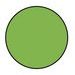 SCREWS PUIG ANODIZED 0421V GREEN M6 X 50MM (6PCS)