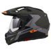 TOURING HELMET CASSIDA TOUR 1.1 SPECTRE MATT ARMY GREEN/ GREY/ ORANGE/ BLACK XS