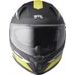 FULL FACE HELMET GMS VELOX ZG12601 GRAPHIC MATT BLACK-YELLOW-GREY L