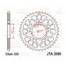 REAR ALU SPROCKET JT JTA 2090-44BLK 44)T, NT((520 CRNI